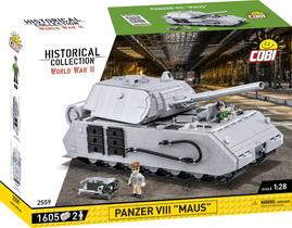 Tanque de Guerra Alemão Panzer VIII MAUS - Blocos de Montar 1605 Peças - World War II - COBI