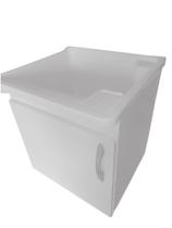 Tanque De Lavanderia 26 Lts + Gabinete Mdf Suspenso montado