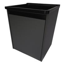 Tanque de Lavanderia Plástico 26L Com Gabinete MDF De Parede Chumbo Para Torneira De Bancada - EJV Shoop