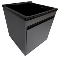 Tanque de lavar Fibra 40L Com Gabinete MDF Chumbo de Parede 54cm Base Torneira de Mesa