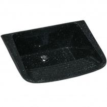 Tanque de Mármore Sintético Granitado N1 com 60x46cm Pedra Escura - 507308 - A.J.RORATO