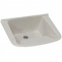 Tanque de Mármore Sintético Simples N3 com 54x41cm Travertino - 507814 - A.J.RORATO