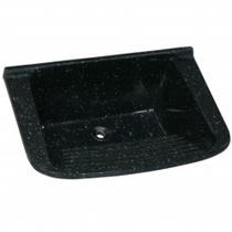 Tanque de Mármore Sintético Simples N3 com 55x41cm Preto - 507808 - A.J.RORATO