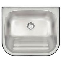 Tanque de Parede Tramontina Hera Wall 30 L em Aço Inox Acetinado 50x40 cm 94401107 Tanque de Parede Tramontina Hera Wall 30 L em Aço Inox Acetinado 50x40 cm 94401107