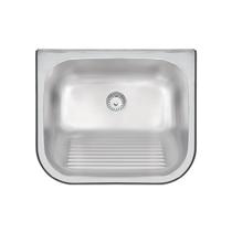Tanque de Parede Tramontina Hera Wall 34 L em Aço Inox Acetinado 50x40 cm Tanque de Parede Tramontina Hera Wall 34 L em Aço Inox Acetinado 50x40 cm