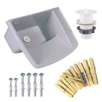 Tanque de Plastico para Lavar Roupas 23L + Valvula + Grampo Roupas Tanque de Plastico para Lavar Roupas 23L + Valvula + Grampo Roupas