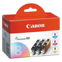 Tanque de tinta Canon CLI-8 3 cores compatível com Pro9000, iP6700d Tanque de tinta Canon CLI-8 3 cores compatível com Pro9000, iP6700d