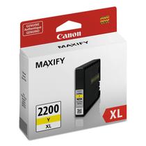 Tanque de tinta Canon PGI-2200XL amarelo genuíno para impressoras
