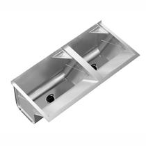 Tanque Duplo Super em Aço Inox 104x50,6cm 114 Litros GhelPlus