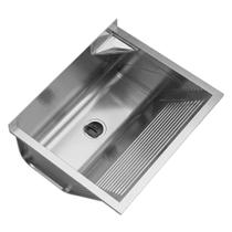 Tanque em Inox 50,6 x 60,8 x 29,4 cm 48 Litros Modelo 430 500 com Suporte GhelPlus Tanque em Inox 50,6 x 60,8 x 29,4 cm 48 Litros Modelo 430 500 com Suporte GhelPlus