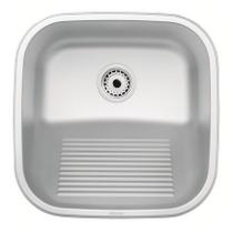 Tanque encaixe tramontina 40x40cm aco inox escovado 94403107 25l s/valvula