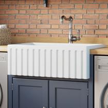 Tanque Farm Romana 60 Cm Estilo Fazenda Avental Tanque Farm Romana 60 Cm Estilo Fazenda Avental