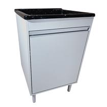 Tanque fibra 40L Com Gabinete MDF 55cm Para Torneira de Mesa