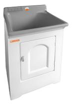 Tanque Fibra Stilofibras 40 Litros Frontal - Cinza