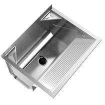 Tanque Ghel Plus Inox 506 x 438 x 294mm 32L com Suporte