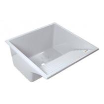 Tanque Granitado Simples 45X45 20L Fix Branco Irmãos Corso