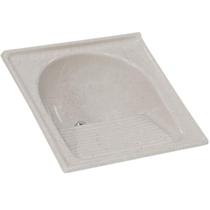 Tanque Granitado Sintético Simples N1 Com 60x60cm Travertino - 500314 -