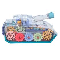 Tanque Guerra Transparente Luz e Som Tech Gear - 046815 Tanque Guerra Transparente Luz e Som Tech Gear - 046815