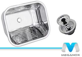 Tanque Inox 40x40 (AÇO 304) com válvula - Meganox