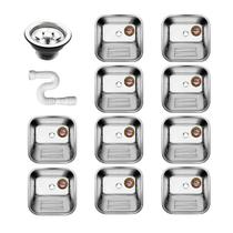 Tanque Inox 40x40x22 304 American 10 Unidades Com Valvulas