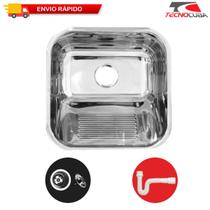 Tanque Inox 40x40x22 Aço Inox 304 Polido Alto Brilho