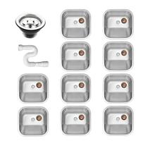 Tanque Inox 40x40x22 Fosco 304 American 10 Unidades Valvulas