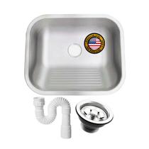 Tanque Inox 50X40 fosco- Sobrepor E Embutir +Válvula - American steel