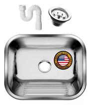 Tanque Inox 50X40 - Sobrepor E Embutir + Válvula American Steel 304