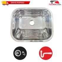 Tanque Inox 50x40x22 Aço 304 Acabamento Polido Alto Brilho