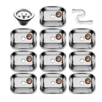 Tanque Inox 50x40x23 American Steel Sobrepor 10 Unidades Tanque Inox 50x40x23 American Steel Sobrepor 10 Unidades