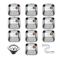 Tanque Inox American 40x40x22 Aço 304 10 Unidades Tanque Inox American 40x40x22 Aço 304 10 Unidades