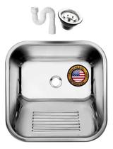 Tanque Inox American Steel 40X40 22 Litros Inox 304 + Válvula