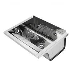 Tanque Inox Docol AutoBrilho 63x47,5x26 Parede 35lt 017049CH