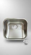 Tanque Inox Fosco Acetinado Embutir/Sobrepor 40x34x19cm