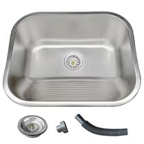 Tanque Inox Lavanderia 55x45 Com Válvula Aço Inox Brinovar