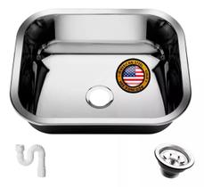 Tanque Inox S/esfregador 50x40x30 30l Inox 304