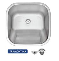 Tanque Inox Tramontina 23 Litros Acetinado 40x40x21cm Válvula 3 1/2 Gratuita