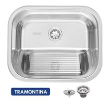 Tanque Inox Tramontina 30 Litros Polido 50x40x22cm Válvula 3 1/2 Gratuita