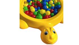 Tanque Jabuti Tartaruga -Piscina Melhor Preço-Tanque 3 em 1- Água / Bolinhas/ Areia