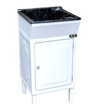 Tanque lava roupa fibra 20 lt fixochao viena preto granito