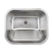 Tanque Lavanderia 55 X 45 Com Válvula Aço Inox 201 Tubrax
