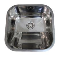 Tanque Lavanderia POLIDO 44x44 Aço Inoxidavel 304 Premium