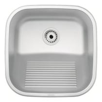 Tanque Lavanderia Tramontina Inox 40x40 Encaixe