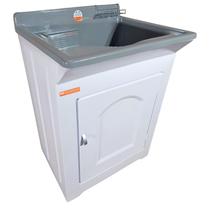 Tanque Lavar Roupa 40l Gabinete Em Plástico Abs Para Uso Externo