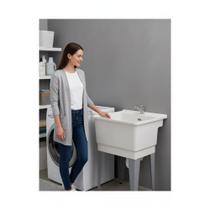 Tanque Lavar Roupa PVC Branco 18L 46x42cm Prático