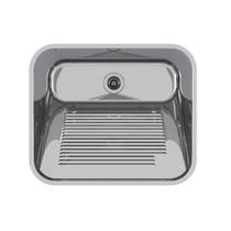 Tanque Mekal 60 Litros em Aço Inox Alto Brilho 60x50x28,5 cm CT60