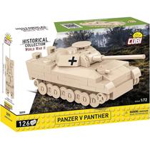 Tanque Militar Alemão Panzer V Panther Com 126 Pcs Bloco de Montar Cobi