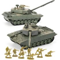 Tanque militar Toy Playset Gresdent WW2 com 2 modelos alemães M88A1G