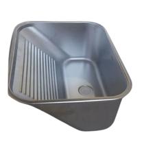 Tanque monobloco 30L aço INOX 304 Acetinado/Polido 53X43 X23CM