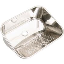 Tanque para Lavanderia de Aço Inox S-500 com 50x40x23cm - FABTNQ01022305 - FABRINOX